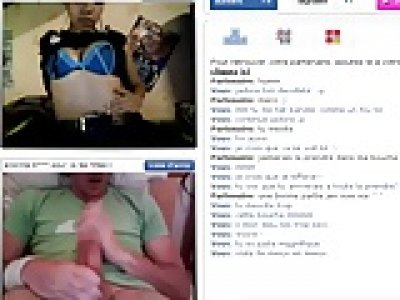 French young girl get caught masturbating Chatroulette Bazoocam
