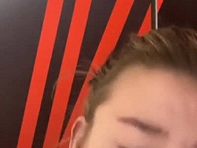 pretty working really hard with her mouth