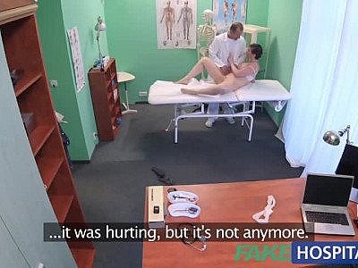 FakeHospital Sexy aussie tourist with big tits loves doctors cum in vagina