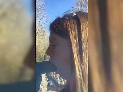 Sucking bbc in the woods