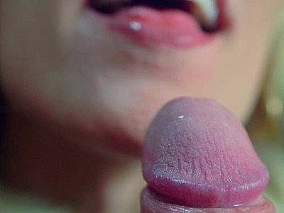 Best fellatio - homemade blonde Milf wife sucks and licks cock until semen explosi