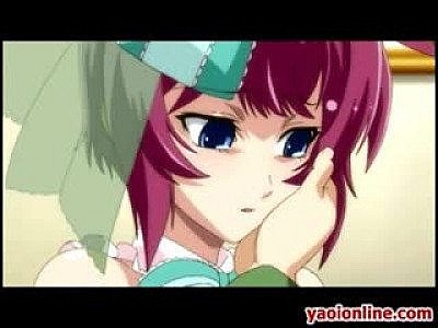 Blonde hentai tranny gets banged