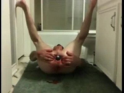 Fisting and vibrator pleasant