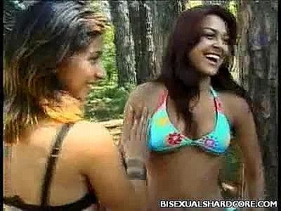 Sexy MFF Outdoor Bisexual Threesome