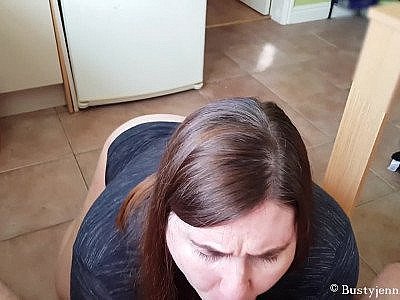 Phat but very sweet swedish ho sucking cock HD