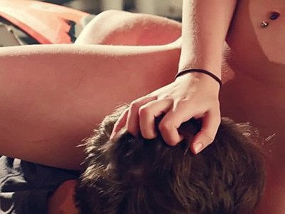 Standing cunt licking with redhead Selena