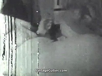 1960s black and white vintage group