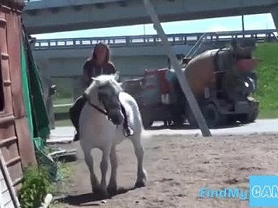 Cute young girl mila gets drilled