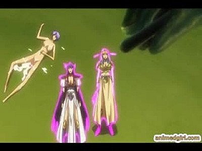 Tranny hentai caught and hard fucked by monster anime