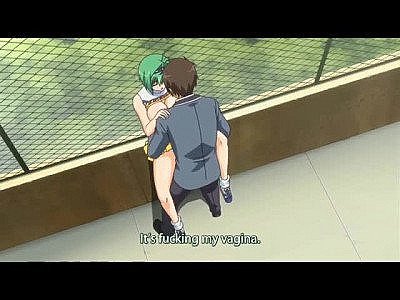 Hentai cheerleader fucked from behind outdors