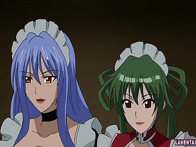 Huge titted hentai maid