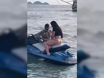 sucking cock on a jetski