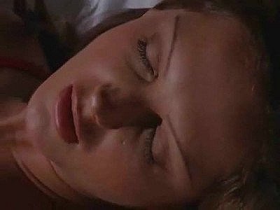 Young girl Wonderful solo on bed