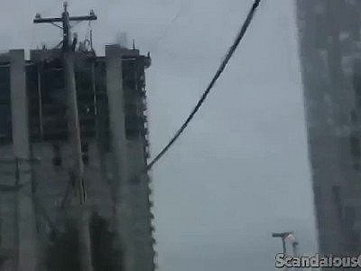 Naughty public young girl lady blows off penis