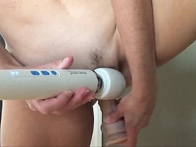 Cumming With My Hitachi and New Sextoy
