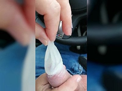 Spouse gives husband her lover's cum filled condom